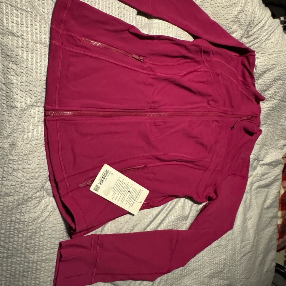 Pink LuLu Define Nulu Full-Zip Jacket